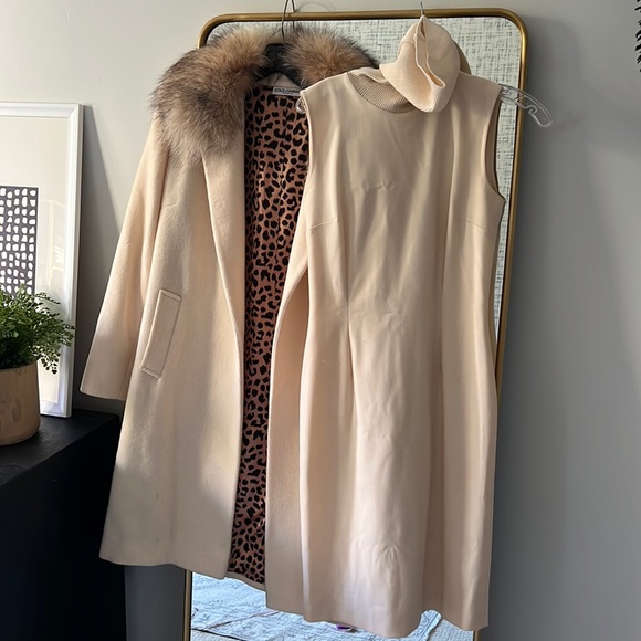 Dolce & Gabbana cream/ ecru turtleneck dress - Picture 1 of 10